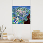 Magische Sterrenboom Poster (Keuken)