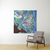 Magische Sterrenboom Wandkleed (In Situ (horizontaal))