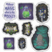 Magische stickerfolie sticker (Voorkant)