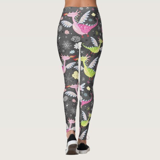 Magische stoottekeningen leggings (Achterkant)