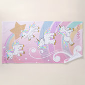 Magische 🦄 strandlaken (Voorkant)