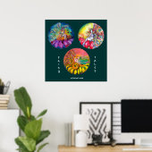 MAGISCHE STROOMVERVALLEN POSTER (Thuiskantoor)