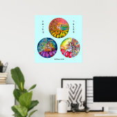 MAGISCHE STROOMVERVALLEN POSTER (Thuiskantoor)