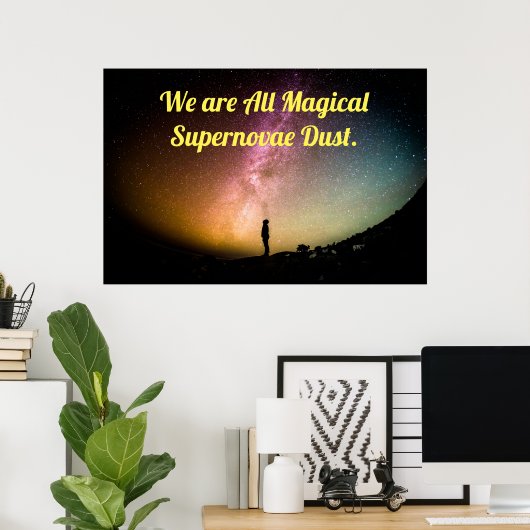 Magische supernovae Poster (Thuiskantoor)