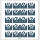 Magische Swirl Love Spell Labels (Vel)