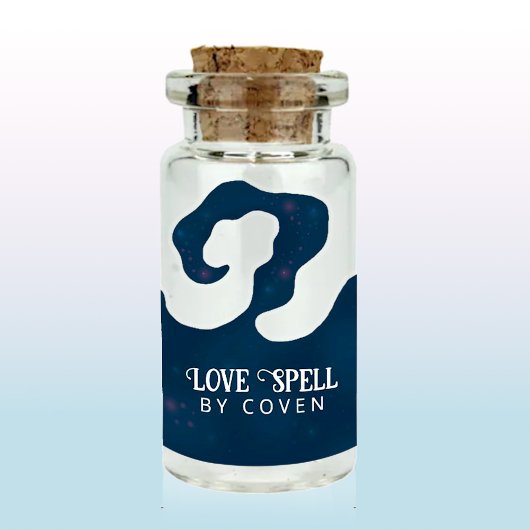 Magische Swirl Love Spell Labels