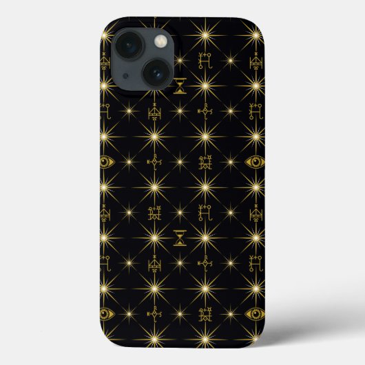 Magische symbolen Patroon Case-Mate iPhone Case (Achterkant)