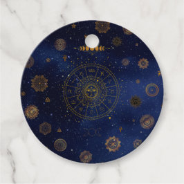 Magische symbolen van de bescherming Mandala Pagan Bedankjes Labels