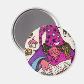 Magische taarten magneet (Voorkant / Achterkant)