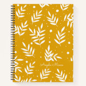 Magische takken - geel notitieboek (Voorkant)