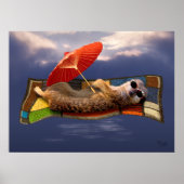 Magische tapijtridde afdrukken poster (Voorkant)