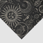 Magische tarot astrologie boho hemels tissuepapier (Detail)