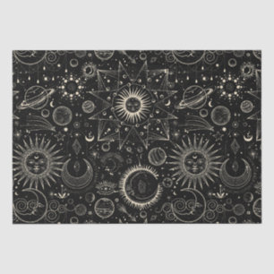 Magische tarot astrologie boho hemels tissuepapier