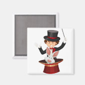 Magische tekenfilm magneet (Voorkant / Achterkant)