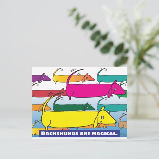 Magische Tekkels Briefkaart (Staand voorkant)