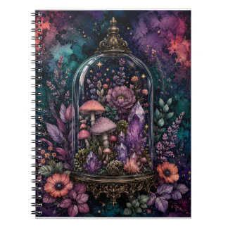 Magische Terrarium Kristal en Paddenstoel Whimsigo Notitieboek
