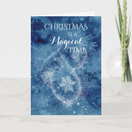 Magische tijd Kerstmis Feestdagen Kaart