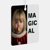 Magische tijd metalen ornament (Voorkant Rechts)