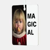 Magische tijd metalen ornament (Voorkant links)