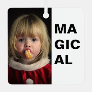 Magische tijd metalen ornament