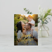 Magische Tijd Prettige feestdagen Folie Holiday Br (Staand Voorkant)