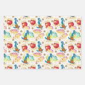 Magische Tovenaar die de Reeks van het Papier van  Inpakpapier Vel (Voorkant 3)