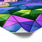 Magische Tovenaar Dragon Fantasy Kunst Perfect Poster (Hoek)