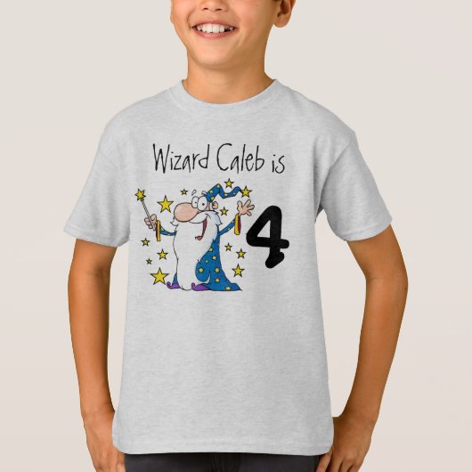 Magische Tovenaar  Verjaardag T-shirt (Voorkant)