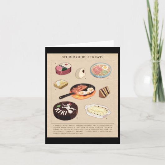 Magische traktaties eten van Studio Ghibli Films S Kaart (Voorkant)