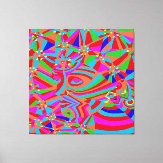 Magische trance 2 canvas afdruk (Voorkant)