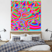 Magische trance 2 canvas afdruk (Insitu (Slaapkamer))