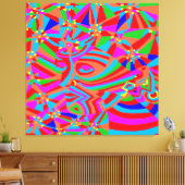 Magische trance 2 canvas afdruk (Insitu (Woonkamer))