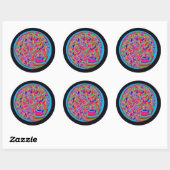 Magische Trance Ronde Sticker (Vel)