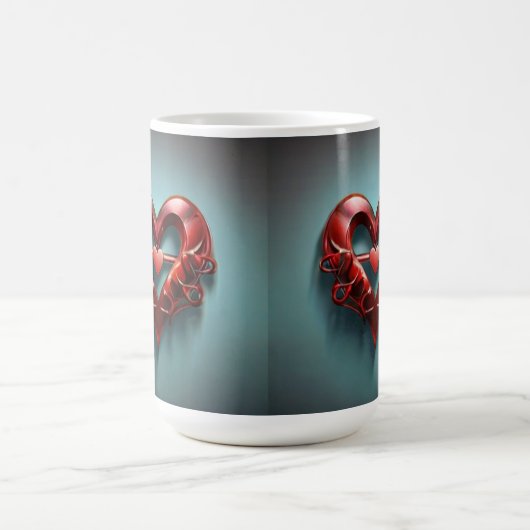 Magische Transformaties Liefde Symbool Morphing Mo Magische Mok (Midden)