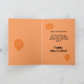 Magische Trick or treat? Golden Retriever Hallowee Kaart (Binnen)