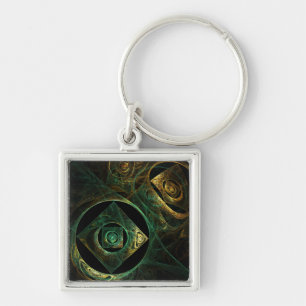 Magische trillingen Abstract Art Small Sleutelhanger