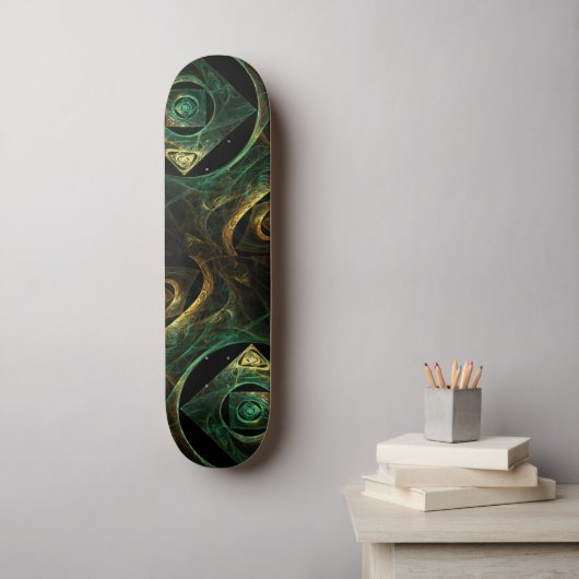 Magische trillingen Abstract kunstskateboard Persoonlijk Skateboard (Muurkunst)