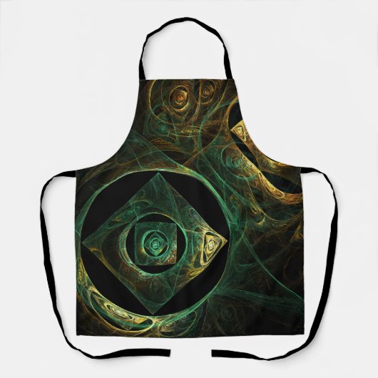 Magische trillingen Abstracte Art Apron Schort (Voorkant)