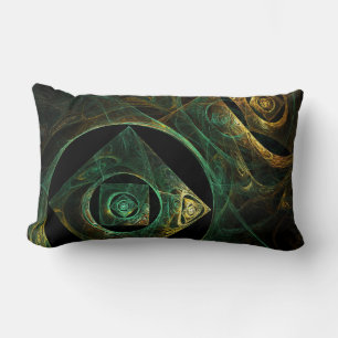 Magische trillingen Abstracte Art Lumbar Pillow Kussen