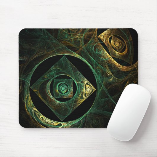 Magische trillingen Abstracte Art Mousepad Muismat (Met muis)
