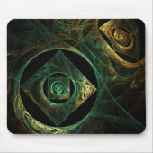 Magische trillingen Abstracte Art Mousepad Muismat (Voorkant)