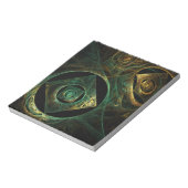 Magische trillingen Abstracte Art-notebooks Notitieblok (Linkerzijde)