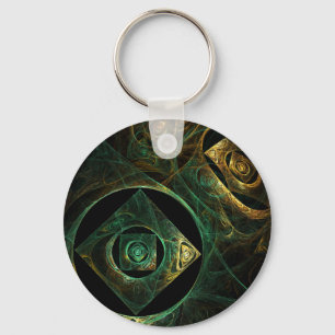 Magische trillingen Abstracte Art Sleutelhanger
