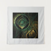 Magische Trillingen Abstracte Fractale Kunst Ontwe Wandkleed (Voorkant (horizontaal))