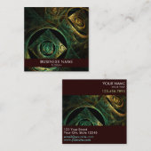 Magische trillingen Abstracte kunst Professional Vierkante Visitekaartje (Voorkant / Achterkant)