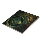 Magische trillingen Abstracte kunststapel Tegeltje (Zijkant)