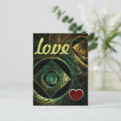 Magische trillingen Briefkaart (Staand voorkant)