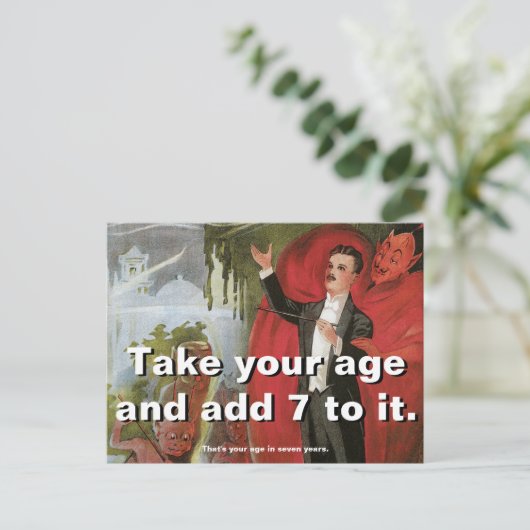 Magische truc briefkaart (Staand voorkant)