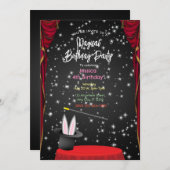 Magische trucs: betoverende uitnodigingen voor ver (Voorkant / Achterkant)