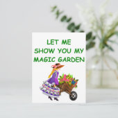 magische tuin briefkaart (Staand voorkant)